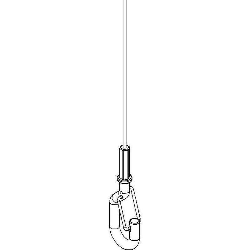 Niedax - Drahtseilabhängung Set-Haken GAH-3/2 − 10 Stück
