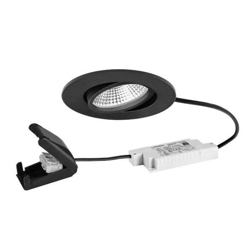 Brumberg Leuchten - Downlight/Strahler/Flutlicht LED-Einbaustrahler 230V 39484183AB 3000K, sw