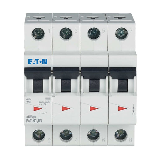 Eaton - Leitungsschutzschalter Leitungsschutzschalter FAZ-B1,6/4#279022 1,6A Charakt.: B