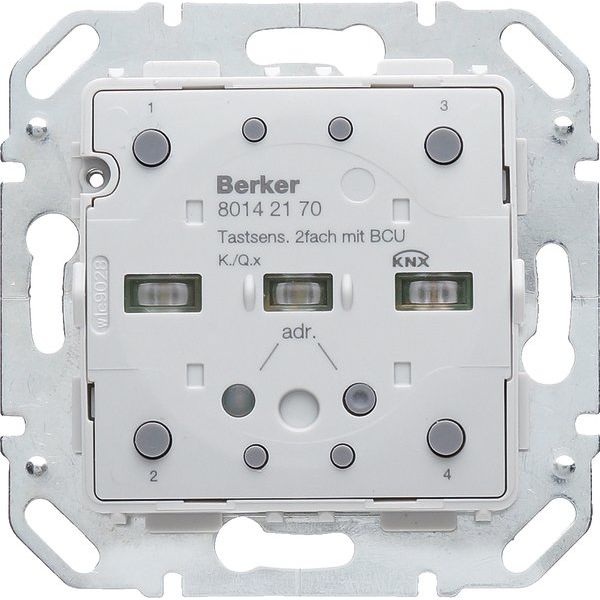 Berker - Bussystem-Tastsensor Tastsensor-Modul 2f. 80142170 m.BCU KNX
