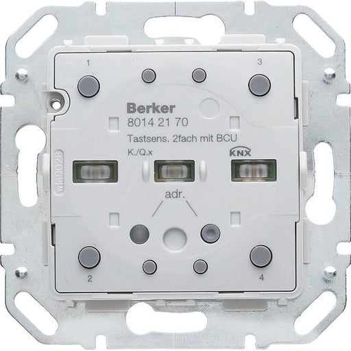 Berker - Bussystem-Tastsensor Tastsensor-Modul 2f. 80142170 m.BCU KNX
