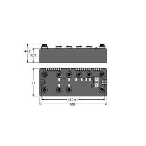 Turck - Feldbus, Dez. Peripherie - Funktions-/Technologie-Modul Compact Multiprot. Station BLCEN-6M1 #6811454 Industrial Ethernet