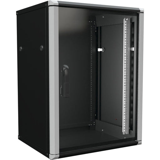 Enoc - Netzwerkgehäuse Wandschrank 15HE 2tlg. sw W2 15-65-S 19"600x500x801mm