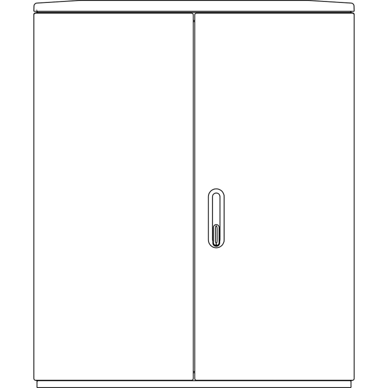 Elsta Mosdorfer - Gehäuse/Schaltschrank (leer) Polyesterschrank 10050838 A655-2 DS LEER
