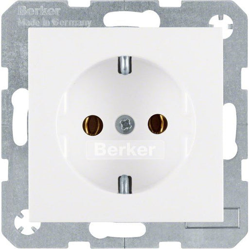 Berker - Steckdose Schuko-Steckdose pws 47431909 mit Steckklemmen