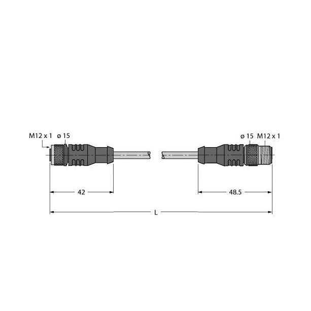Turck - Konfektioniertes Sensor-Aktor-Kabel RFID-Leitung RK4.5T-10 #6699202 Standard