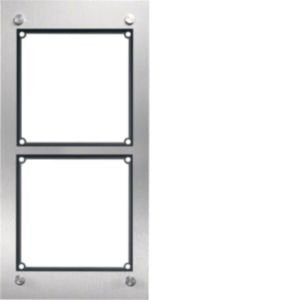Elcom - Türstation für Türkommunikation UP-Rahmen FMU-2/1EM 2Mod.,1-reihig,Ed mt