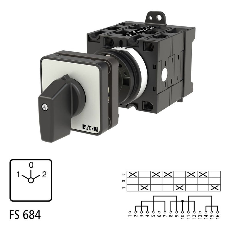 Eaton - Lastschalter Polumschalter T3-4-8441/Z Dahlander