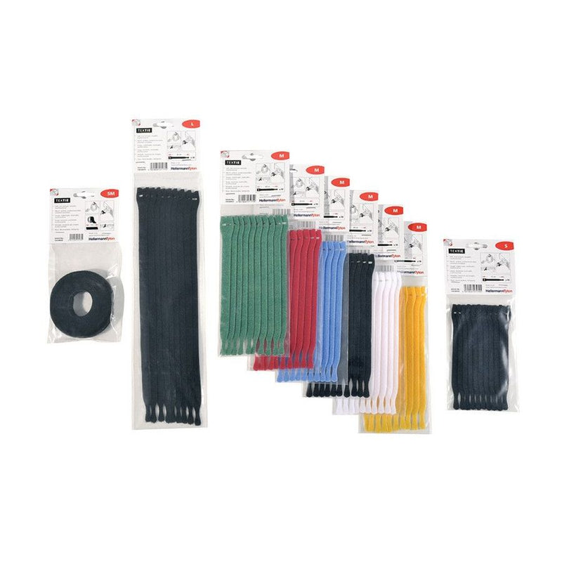 HellermannTyton - Kabelbinder Textie M BU (VE10) 200x12,5mm