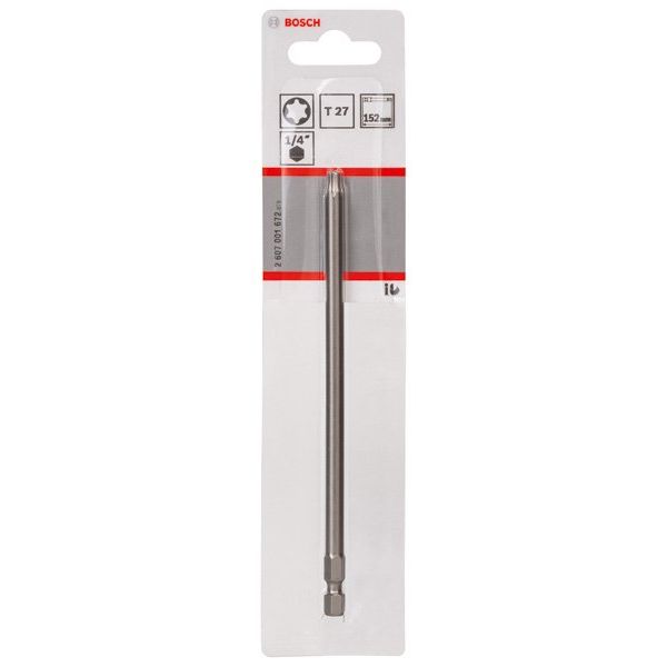 Bosch - Bit Schrauberbit Extra-Hart 2607001672 T27 152 mm 1er-Pack