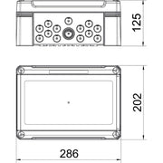 OBO Bettermann - Installationskleinverteiler Kleinverteiler SDB 12 PC für max. 12 TE