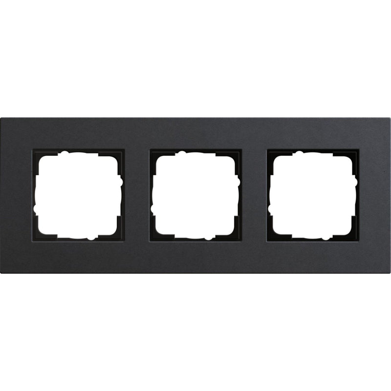 Gira - Abdeckrahmen 3fach 0213226 anthrazit