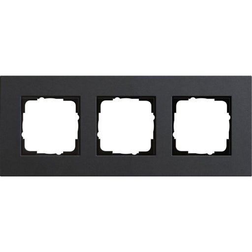 Gira - Abdeckrahmen 3fach 0213226 anthrazit