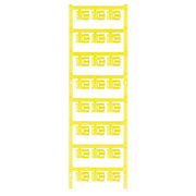 Weidmüller - Kabelmarkierungssystem Leitermarkierer SFC 2.5/12 MC NE GE 12x9,3mm,gelb − 120 Stück