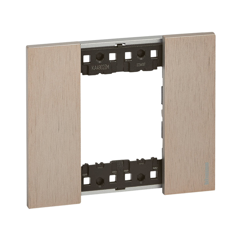 Legrand (BT) - Abdeckrahmen KA4802ZM 2-modulig Kupfer