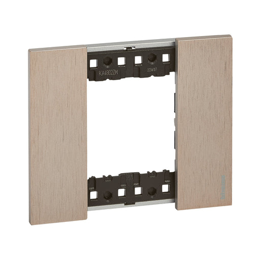 Legrand (BT) - Abdeckrahmen KA4802ZM 2-modulig Kupfer