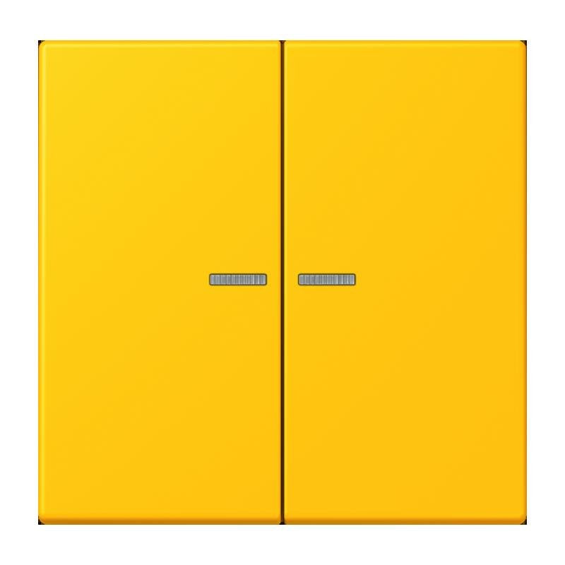 Jung - Abdeckung/Bedienelement für Installationsschalterprogramme Wippe mit Lichtleiter LC 102 KO5 263 le jaune vif