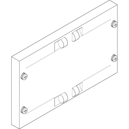 ABN - Abdeckung für Verteilerfeld Abdeckplatte FAG11N 250x150mm 1FB/1RE