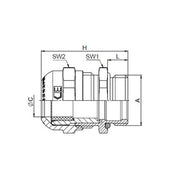 Jacob - Kabelverschraubung Verschraubung PERFECT plus K100-1016-00-EX EX-KV M16x1,5
