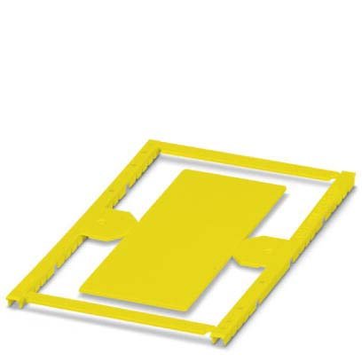 Phoenix Contact - Kennzeichnungsmaterial Einrastschildchen UCT-PMP (90X38) YE gelb, 90x38 mm − 10 Stück