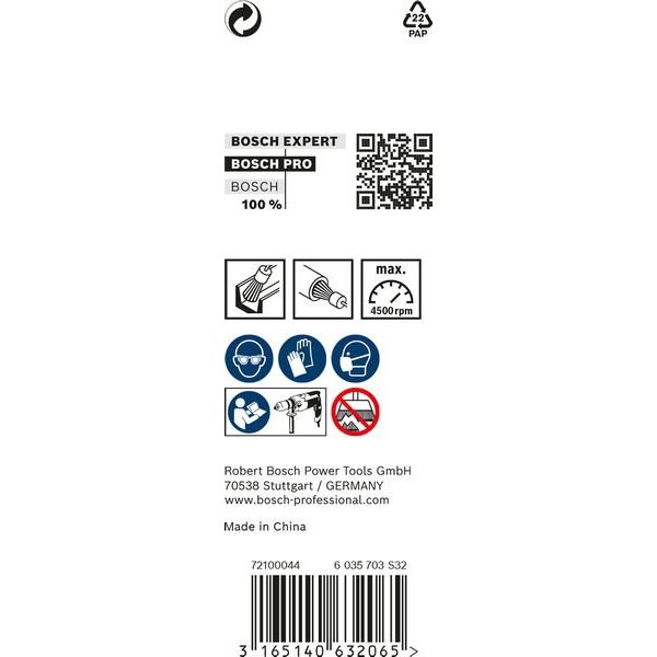 Bosch - Rotierende Drahtbürste PRO Stainless Steel clean 2608622126 Pinselbürste gerader