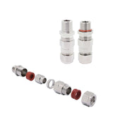 Weidmüller - Kabelverschraubung E1WS/20S/NPT1/2-WM gerade, 1/2" NPT − 24 Stück
