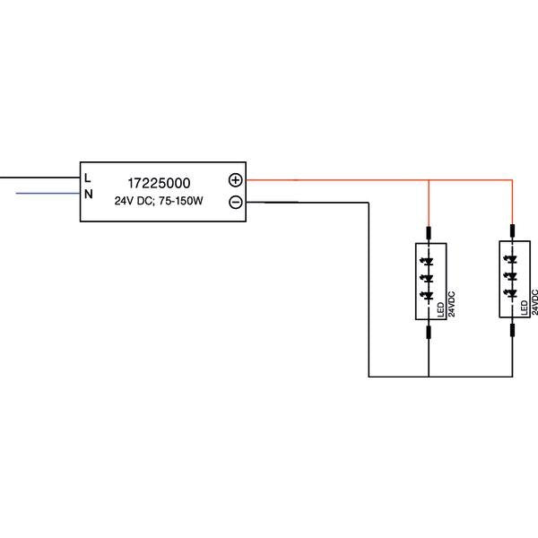 Brumberg Leuchten - LED-Betriebsgerät LED-Netzgerät IP65 17225000 24V DC, 150W