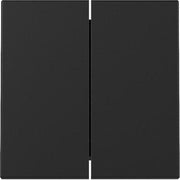 Gira - Abdeckung/Bedienelement für Installationsschalterprogramme Wippe 2f 3295005 Schwarz m
