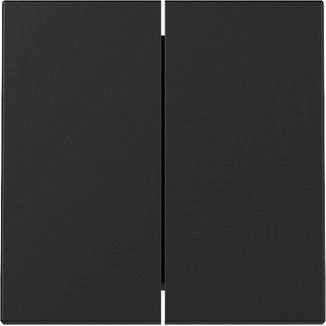 Gira - Abdeckung/Bedienelement für Installationsschalterprogramme Wippe 2f 3295005 Schwarz m