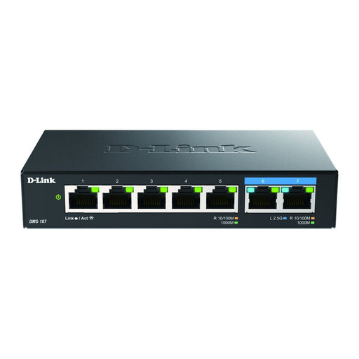 DLink - Netzwerk Switch Multi-Gigabit Switch DMS-107/E 7-Port, Unmanaged