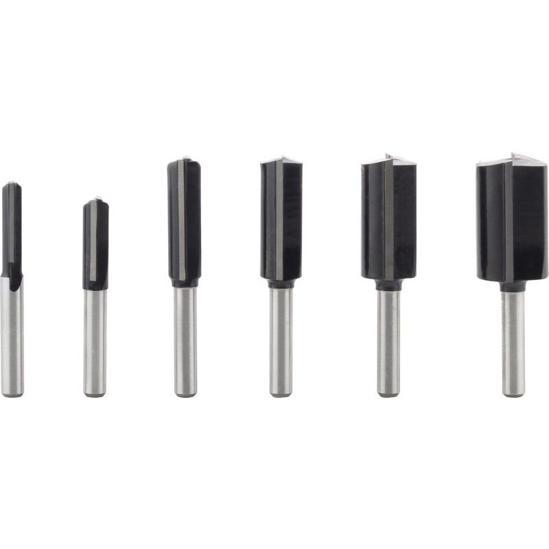 Bosch - Werkzeugset PRO Nutfräser-Set, Schaft 2607017465 6 mm, 6-tlg