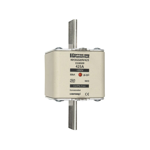 Mersen - Messersicherung NH-Sicherungseinsatz SF NH3GG69V425 Gr.3 gG 425A/690V KM