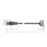 Turck - Konfektioniertes Sensor-Aktor-Kabel Aktuator- u. Sensorleitung RKS12T-20/TXL PUR