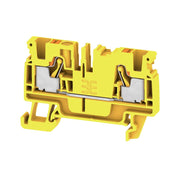 Weidmüller - Durchgangs-Reihenklemme Klemme A2C 4 YL PUSH IN, 4 mm² − 100 Stück