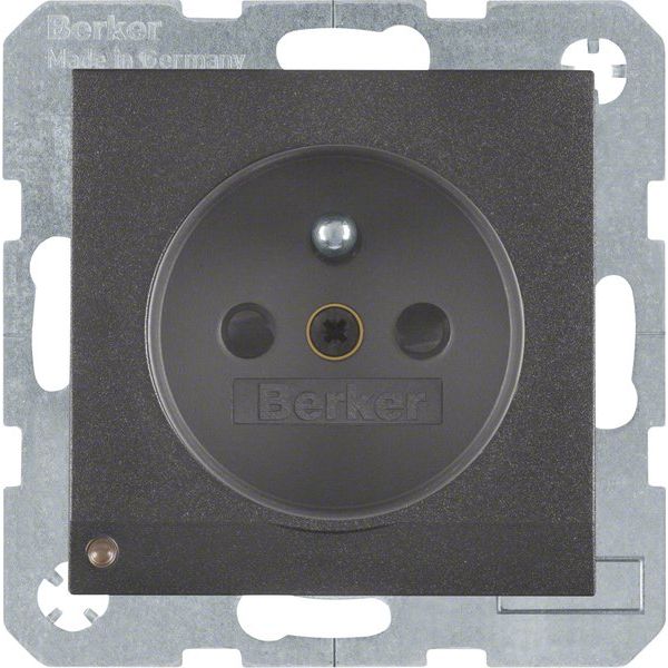 Berker - Steckdose anth/sa 6765101606 m.Schutzkontaktstift