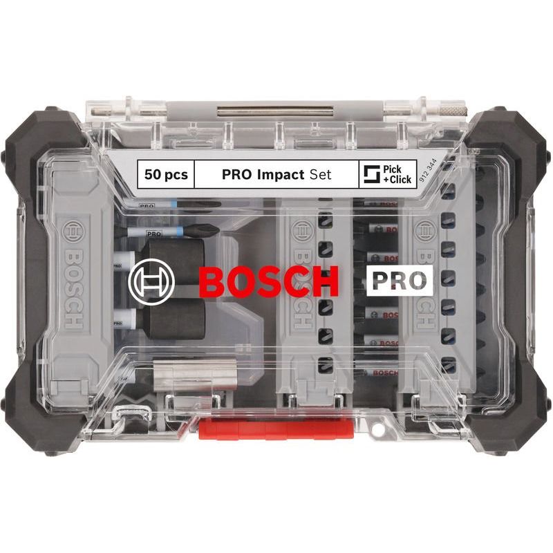 Bosch - Bit-Set PRO Impact Schrauberbit 2608521U89VE(50) Set, 50-tlg. − 3 Packung