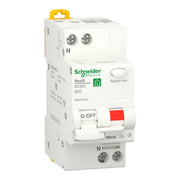 Schneider Electric - Kombination FI-Schalter/Leitungsschutzschalter FI/LS R9D01625 1P+N, 25A, B-Char