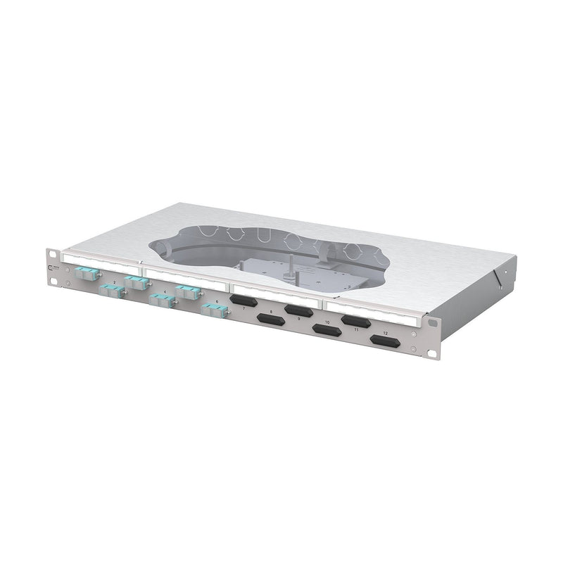 Metz Connect - Patchpanel LWL Patchfeld splice 150455BA06-F 6xSC-D OM3