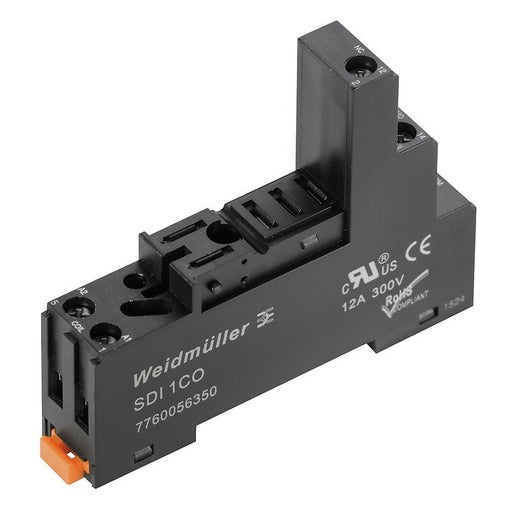 Weidmüller - Relaissockel 1 Wechsler SDI 1CO Schraubanschluss − 10 Stück