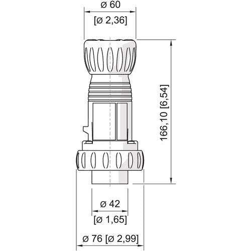 Stahl - Explosionsgeschützter CEE-Stecker/-Kupplung (IEC 60309) Stecker 8573/12-212 16 A hellgrau 12h