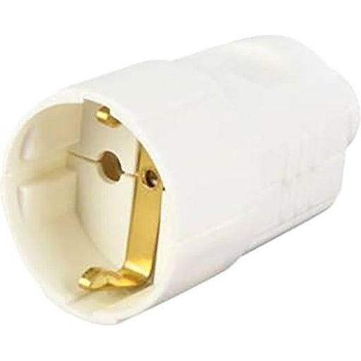 Bachmann - Schutzkontaktkupplung Schutzkont.-Kupplung 912.270 ws, PVC, Zentral