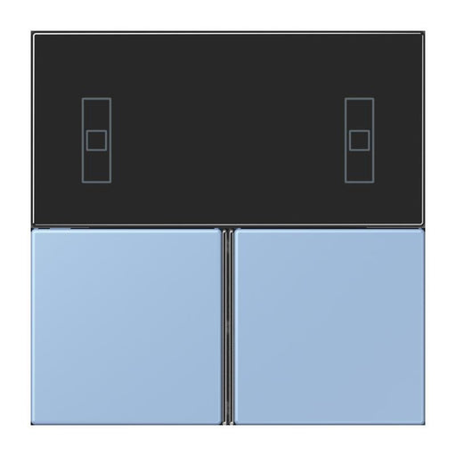 Jung - Abdeckung/Bedienelement für Installationsschalterprogramme Tastensatz 3fach LC 4093 TSA 207 outremer moyen