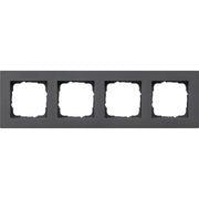 Gira - Abdeckrahmen 4fach anth 0214235