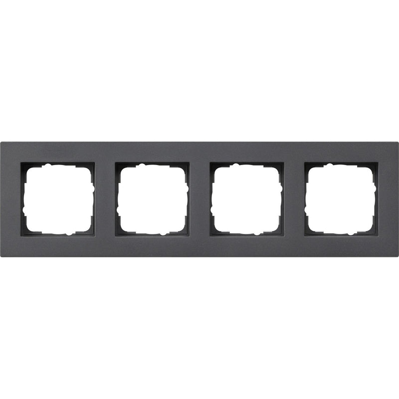 Gira - Abdeckrahmen 4fach anth 0214235