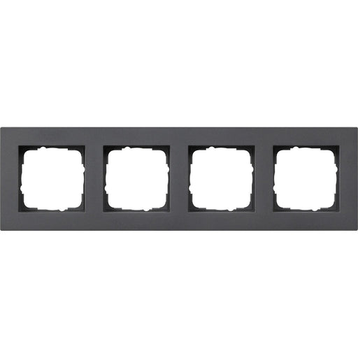 Gira - Abdeckrahmen 4fach anth 0214235
