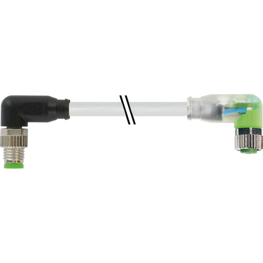 Murrelektronik - Konfektioniertes Sensor-Aktor-Kabel Verbindungsleitung 7000-88101-2300060 M8 St.gerw.auf Bu.M8 − 1 Stück
