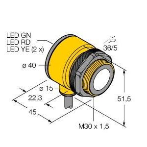 Turck - Ultraschall Taster Ultraschallsensor T30UHPA
