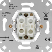 Kopp - Installationsschalter Wechsel/Wechselschalter 503300007 Sockel − 5 Stück