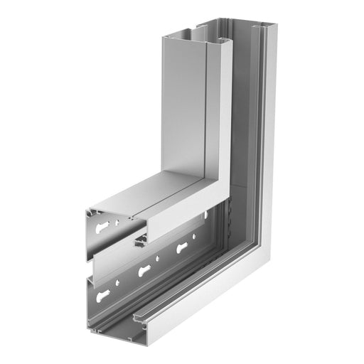 Rehau - Flachwinkel für Geräteeinbaukanal SIGNA STYLE Flachwinkel BRA FW70130i EL innen 70x130 elox
