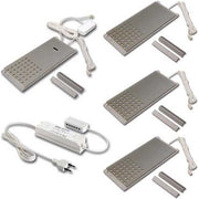 Hera - Decken-/Wandleuchte 4er-Set LED-Unterb.leuchte 61055140201 ww ws m.IR-Sch